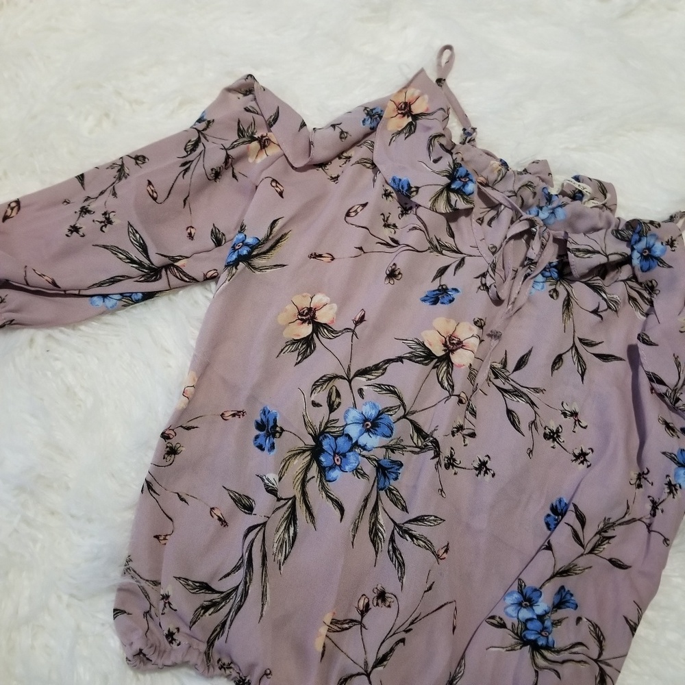 Liberty Love Cold Shoulder Floral Top